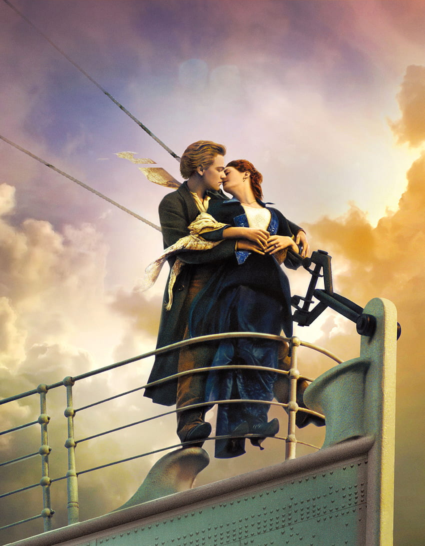 Titanic, Leonardo DiCaprio, Kate Winslet, Movies HD phone wallpaper