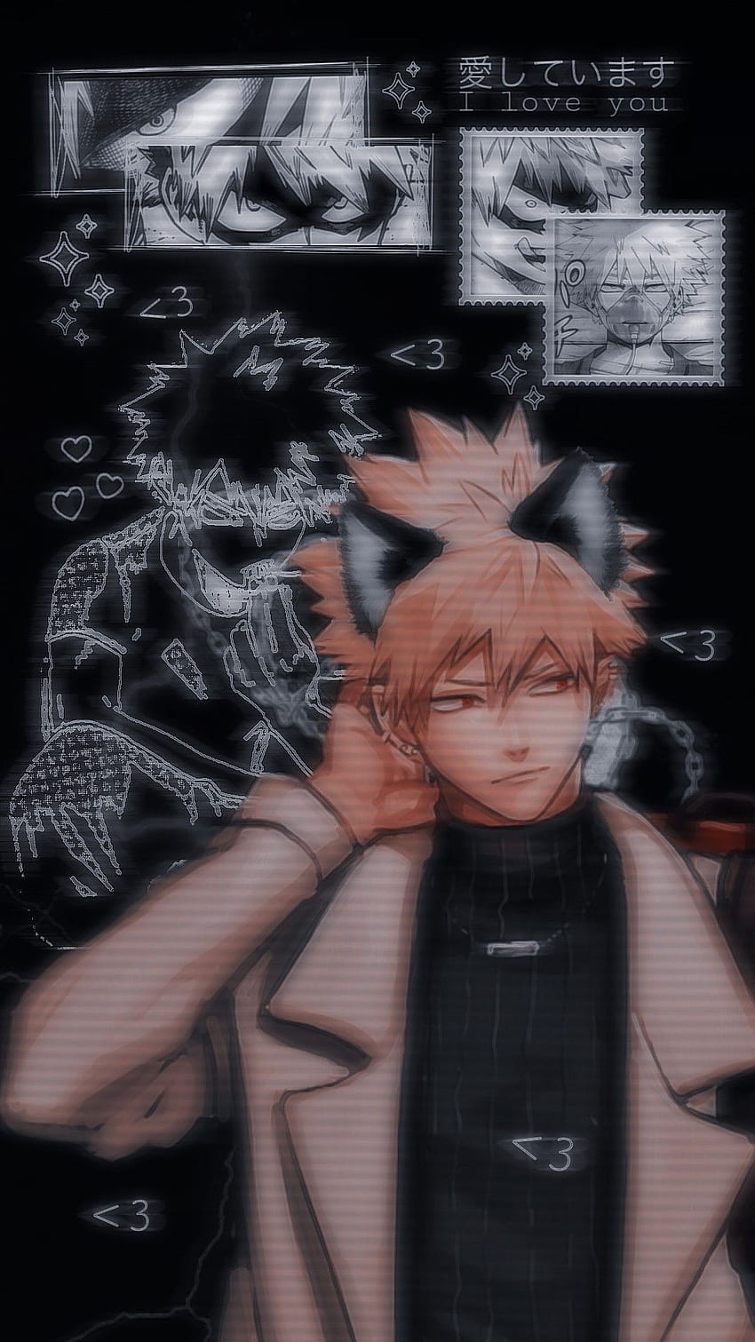 Bakugo, diseño, anime, arte HD phone wallpaper