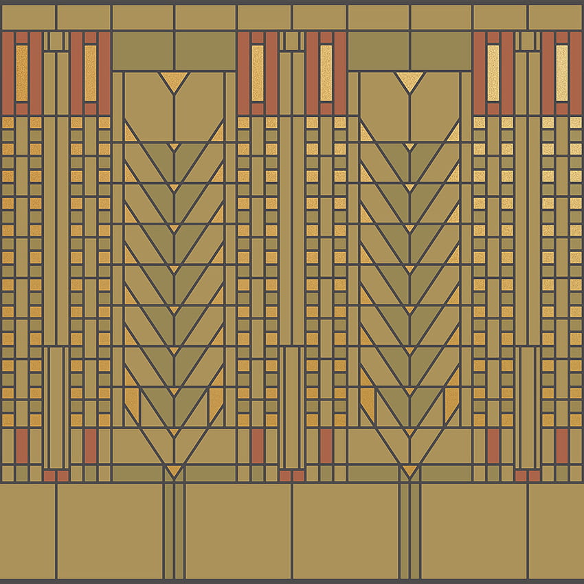 Frank Lloyd Wright® Designkollektion . Baum des Lebens Fries HD-Handy-Hintergrundbild