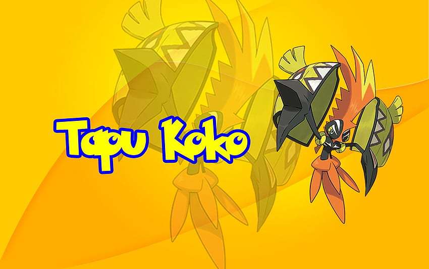 Pokémon Jangmo O, Tapu Koko, Tapu Lele, Tapu, Tapu Bulu HD wallpaper