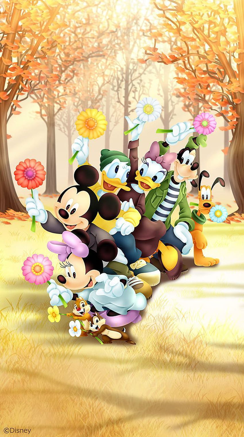 Miki ve Arkadaşları. Disney, Disney karakterleri minnie mouse, Mickey mouse ve arkadaşları HD telefon duvar kağıdı