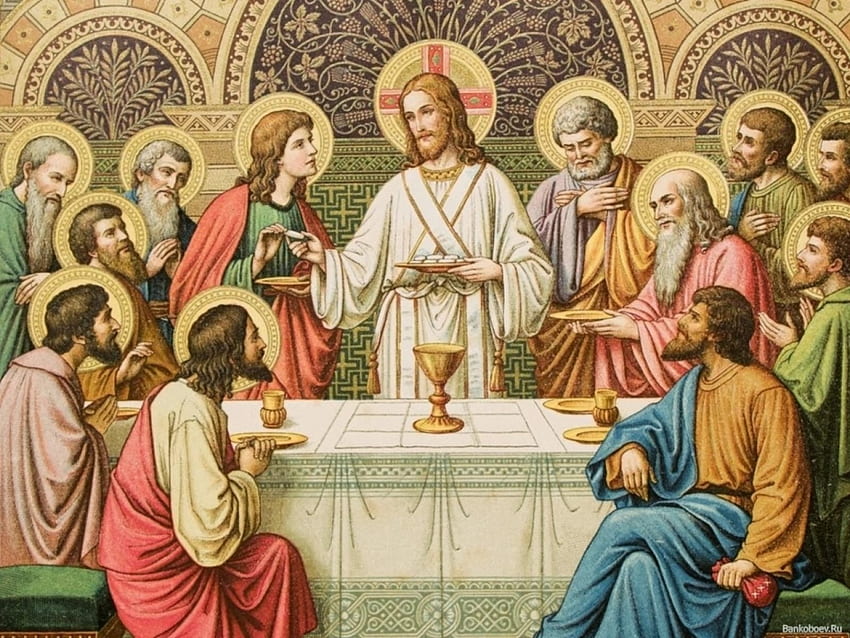 İsa'nın son akşam yemeği, tanrı, akşam yemeği, isa, mesih, din HD duvar kağıdı