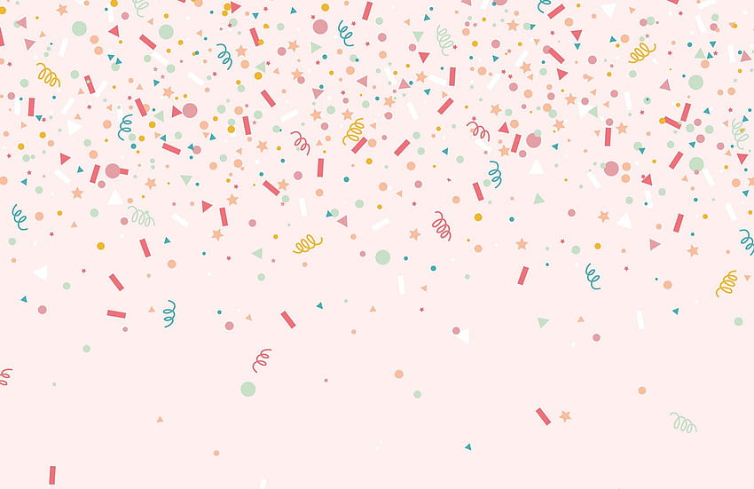 Colourful Confetti Party Sprinkles Mural - Murals, Cute Sprinkle HD wallpaper