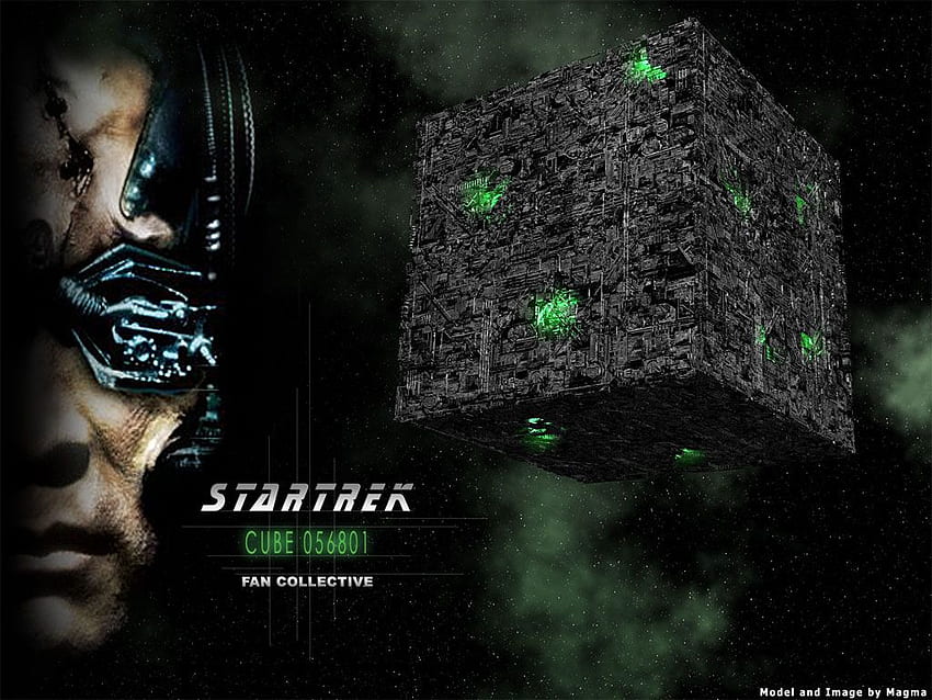 Borg Tactical Cube Trek borg küpü, Star Trek Borg HD duvar kağıdı