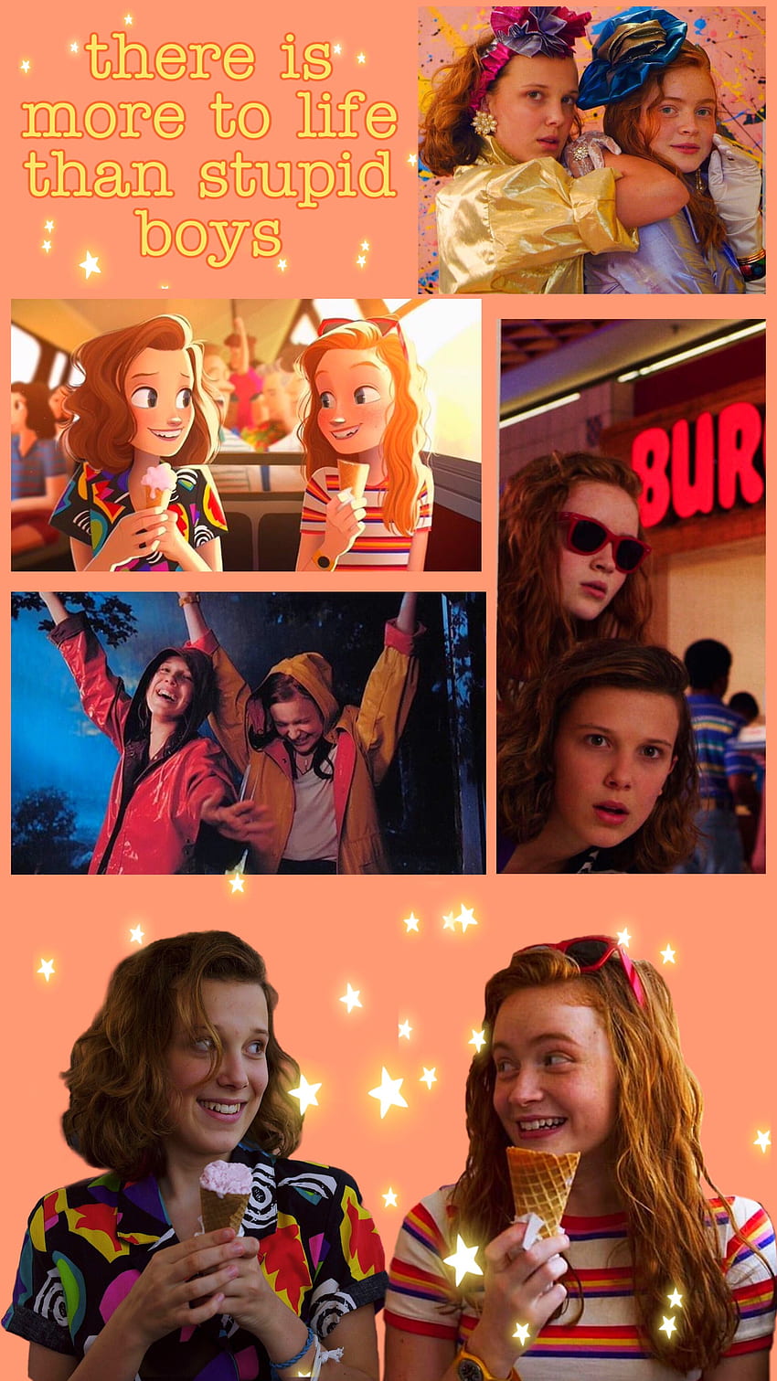 Max and Eleven Collage!!. Stranger things funny, Stranger things , Stranger things aesthetic, Eleven and Max HD phone wallpaper