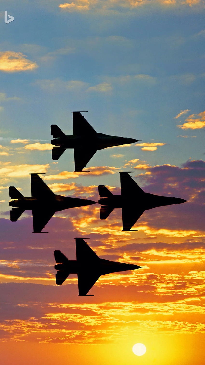 US Air Force Thunderbirds bei einer Flugshow in Smyrna, Tennessee, Air Force iPhone 5 HD-Handy-Hintergrundbild