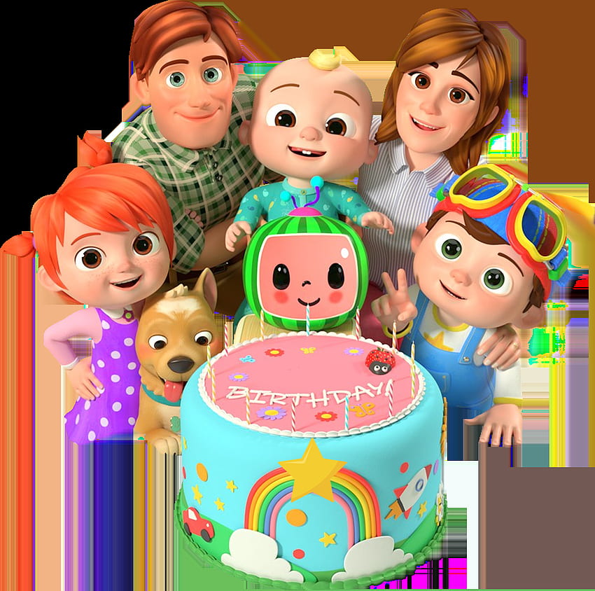 Idee Cocomelone nel 2021. 1° compleanno bimbo, 1° compleanno bimbo, 2° compleanno per ragazzi, Cocomelon Logo Sfondo HD