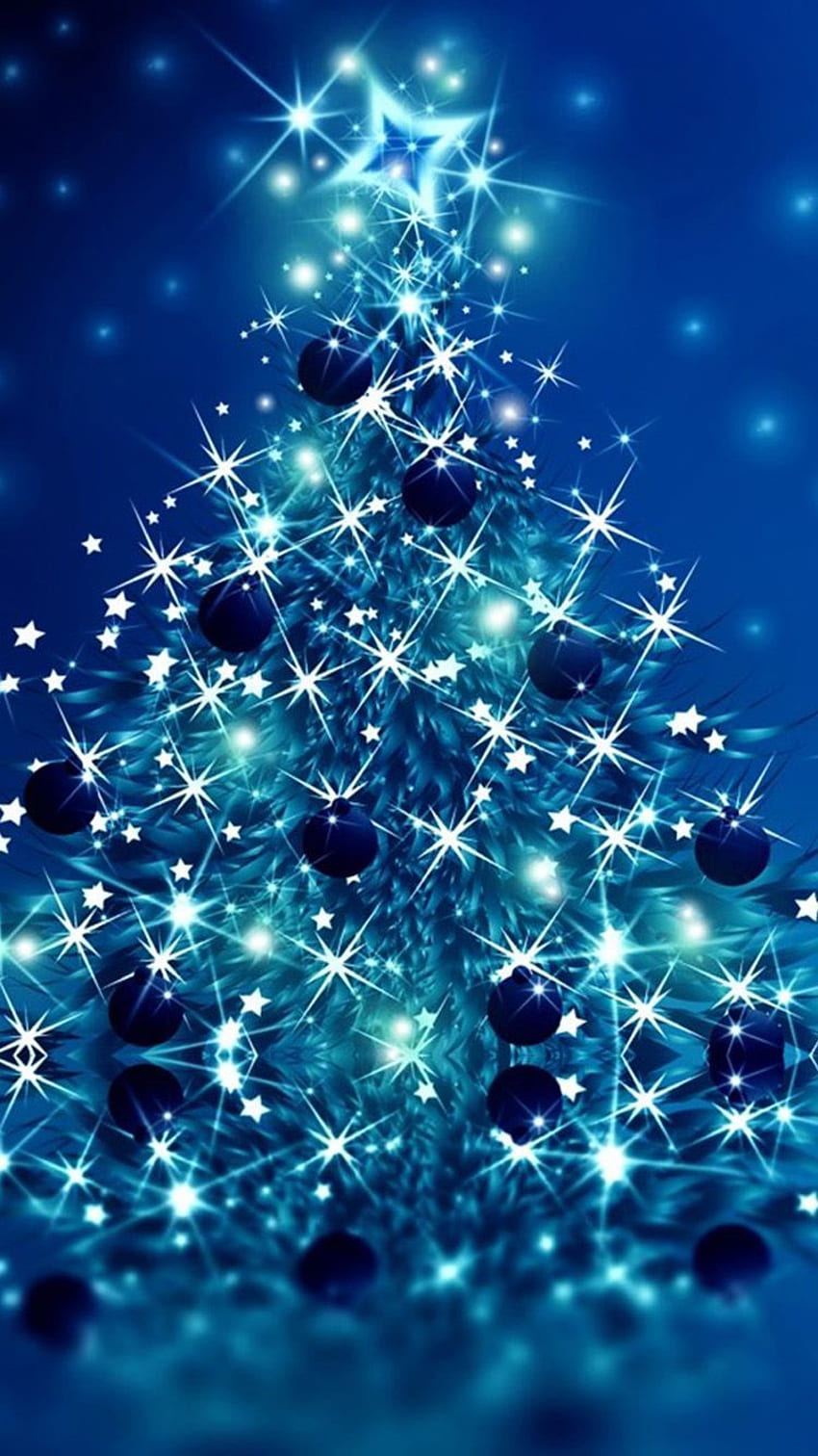 Tema Blue Christmas terbaru iPhone 6 . iphone natal, telepon Natal , Natal, Natal Biru dan Emas wallpaper ponsel HD