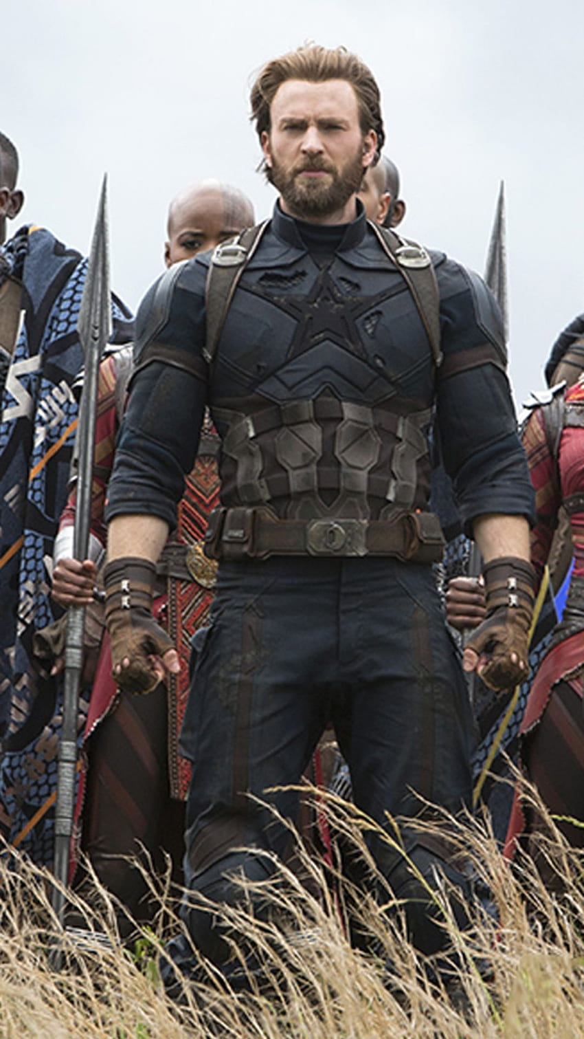 L'équipe de guerre Avengers Infinity War à Wakanda. Captain america cosplay, Chris evans, Captain america, Captain America Beard Fond d'écran de téléphone HD