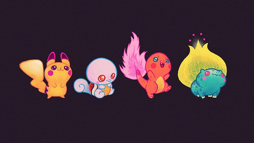 Cute Pokémon Background, Charmander and Pikachu HD wallpaper | Pxfuel
