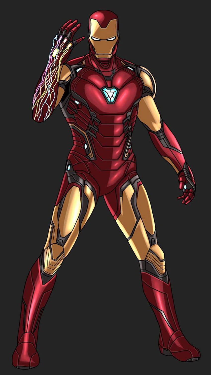 Jestem Iron Man, Iron Man Vector Tapeta na telefon HD