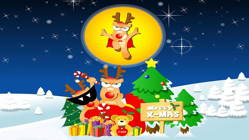 Funny Christmas Cartoon 39 , Funny Xmas HD wallpaper | Pxfuel