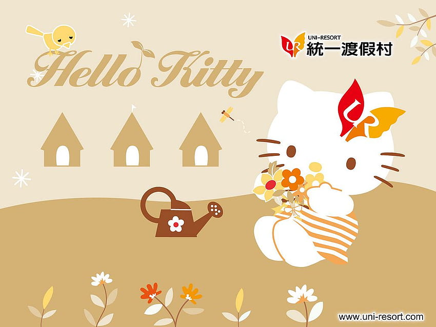 Hello Kitty Uni Resort .tw Kt, Chococat HD wallpaper