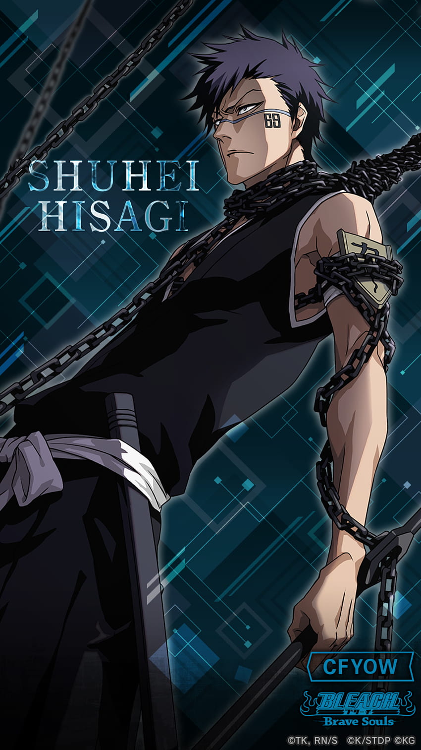 CFYOW Novel Collab. ｜Bleach: Brave Souls Official｜KLabGames, Shuhei Hisagi HD phone wallpaper