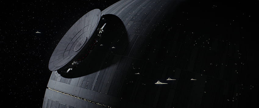 O que os rebeldes pretendiam como o papel de suas naves capitais na Batalha de Endor? - Intercâmbio de pilhas de ficção científica e fantasia, Inside Death Star papel de parede HD