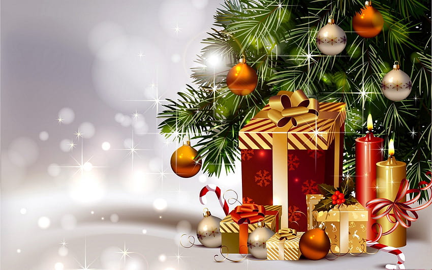 frohe weihnachten, fröhlich, geschenk, globus, weihnachten HD-Hintergrundbild