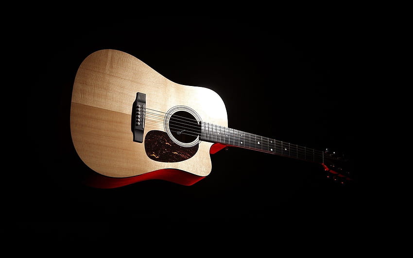 For > Taylor Acoustic Guitar Background - Acoustic Guitar -, Black Acoustic Guitar HD wallpaper