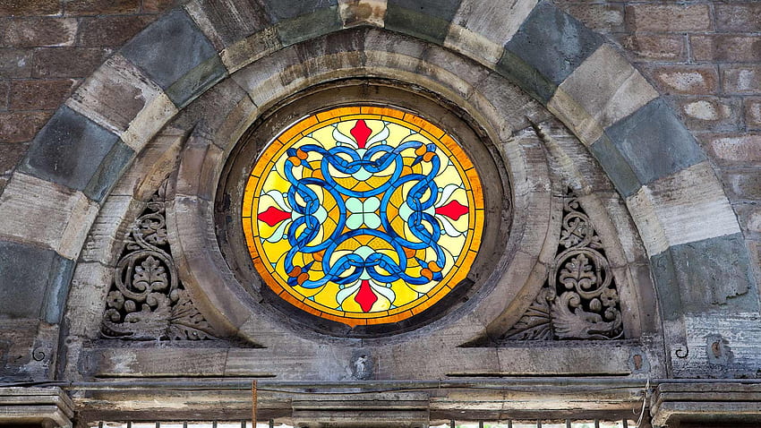 Stained Glass Windows At VT Station, Mumbai By Microsoft. . Hub, Terminus HD wallpaper