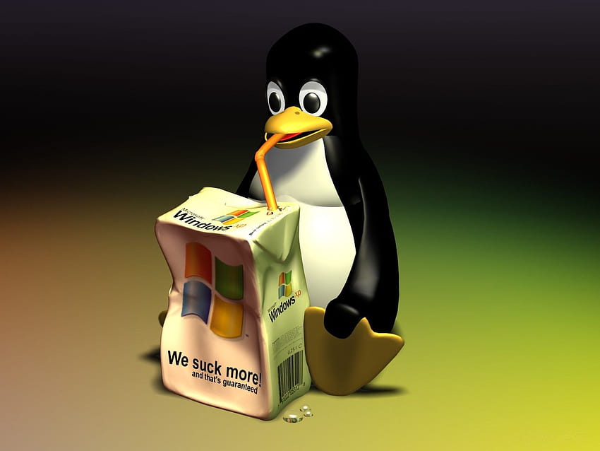 Linux ペンギン コンピューター 高画質の壁紙