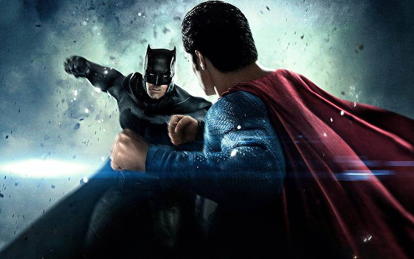 Батман победи Супермен по най-лесния възможен начин, Ядосан Супермен HD тапет