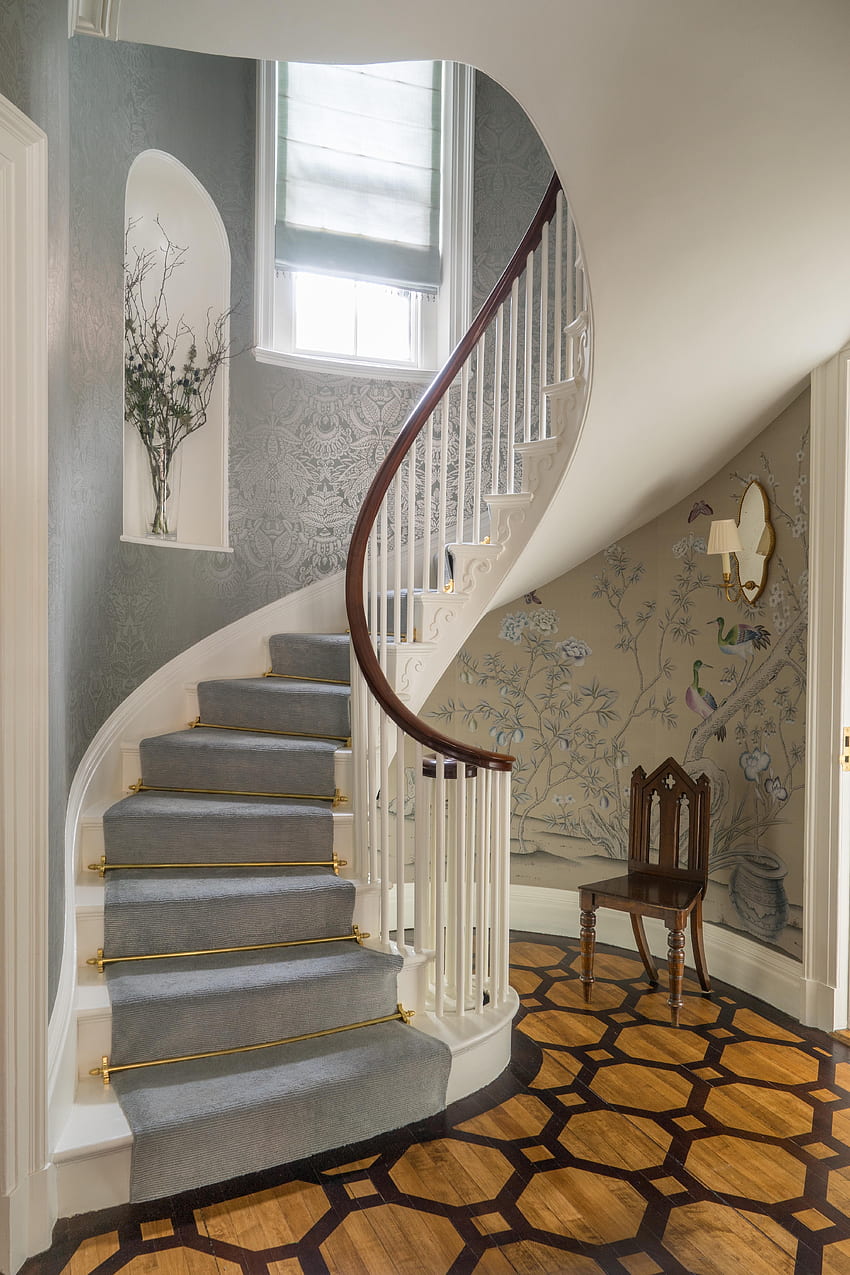 ed Foyers For a Gorgeous Home Entrance, Staircase HD phone wallpaper