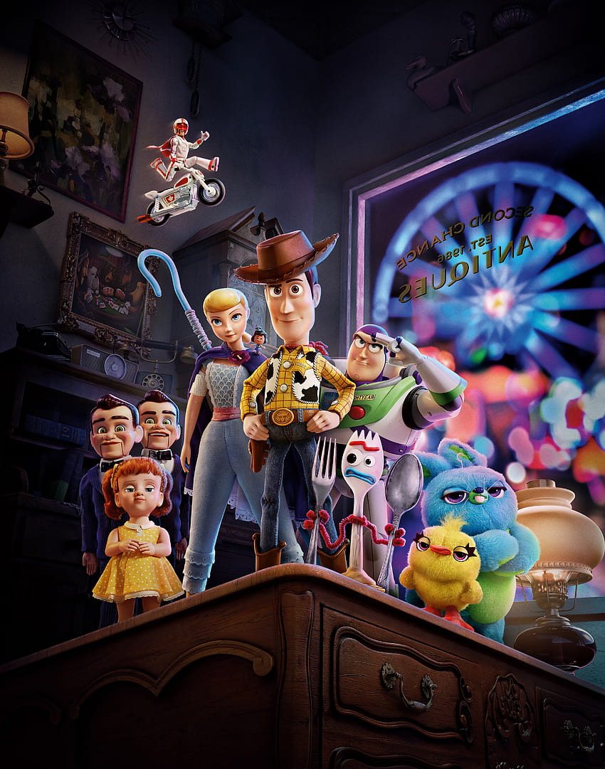 2019, Toy Story 4, film animowany Tapeta na telefon HD