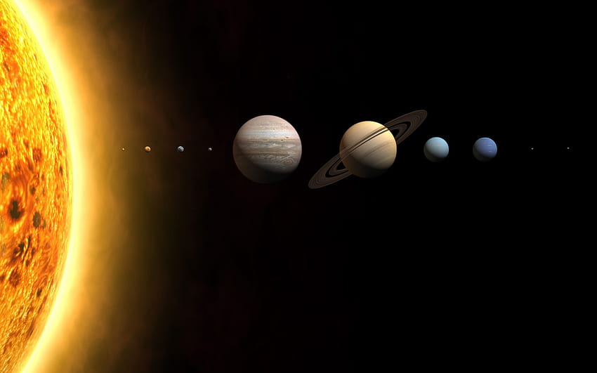 Solar System and Background , Planet Laptop HD wallpaper