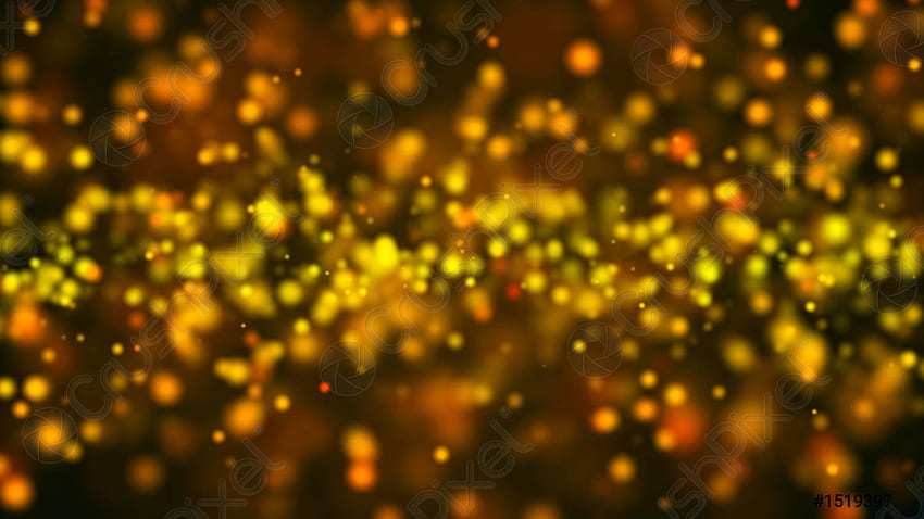 Gold bokeh abstract background defocused lights 3D rendering - stock, Golden Bokeh HD wallpaper