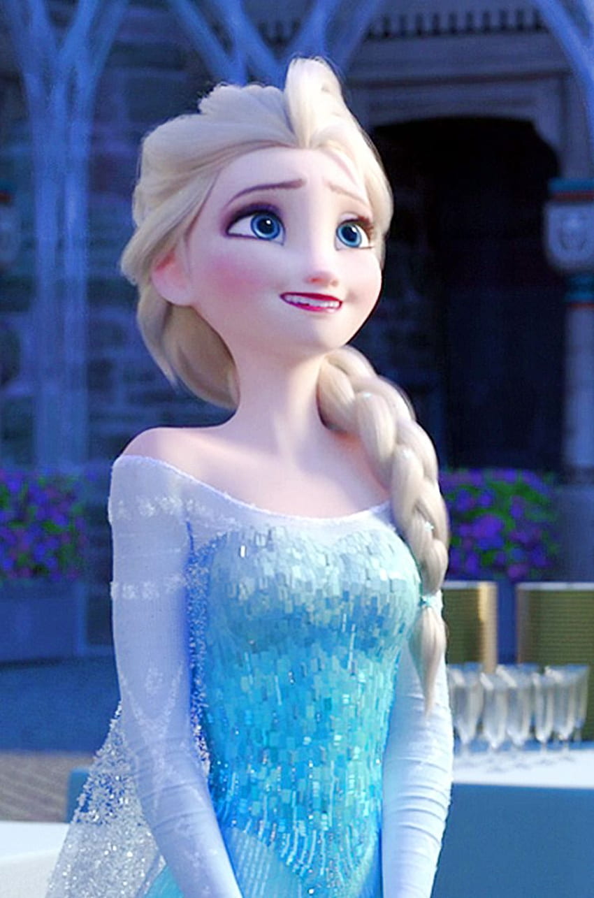 Frozen Elsa Cute, & background, Disney Elsa HD phone wallpaper ...