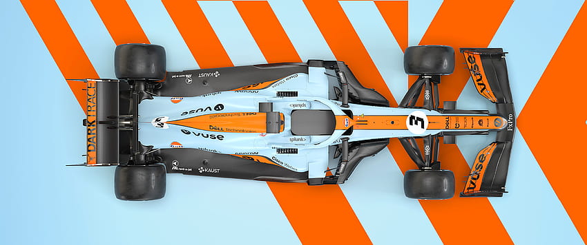 MCL35M Gulf Lackierung: R Formula1, McLaren Gulf HD-Hintergrundbild