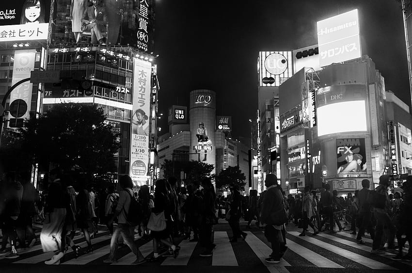 Tokyo Black and White, Black and White Street HD wallpaper | Pxfuel