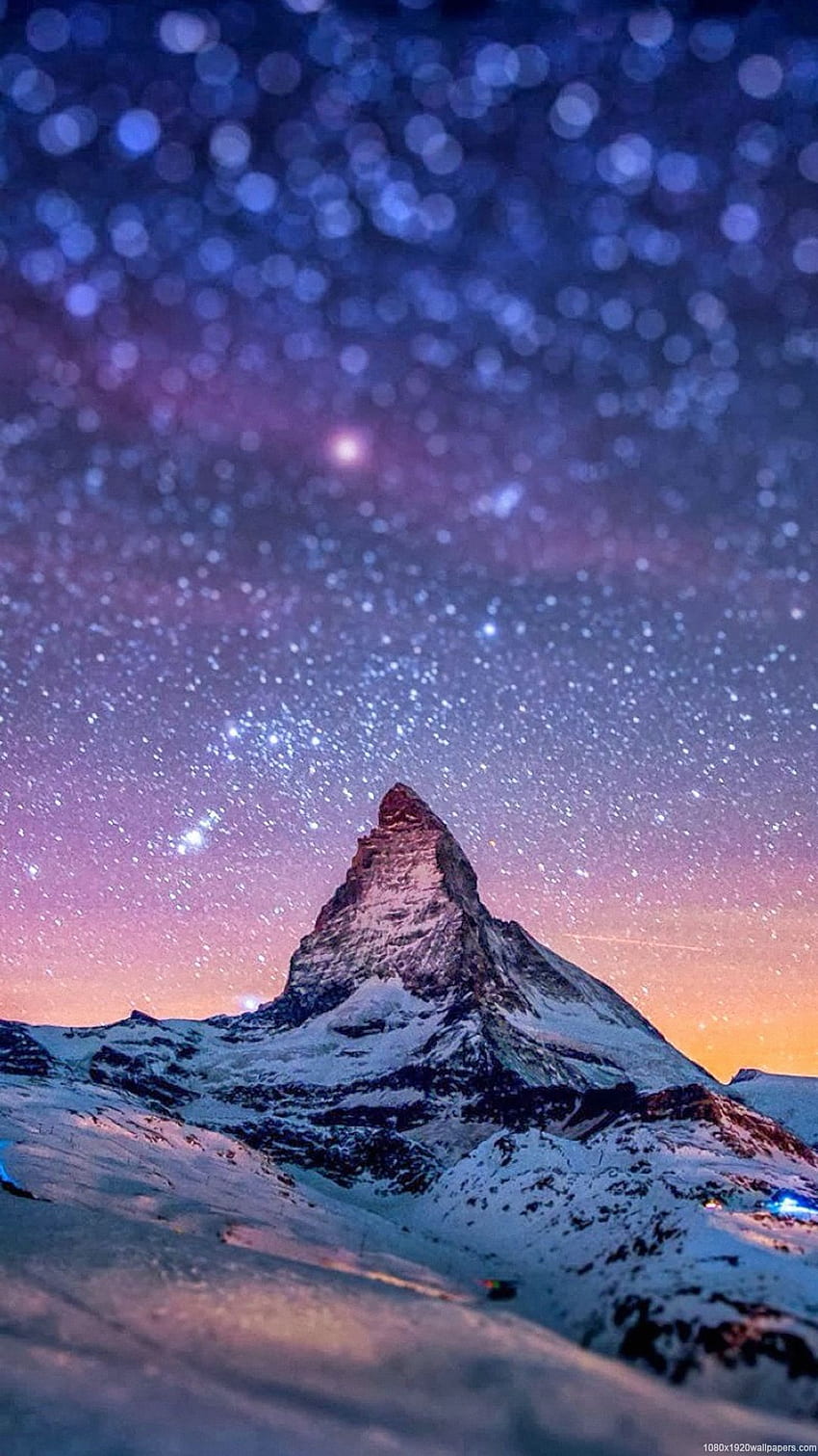 iPhone 6 iPhone 6 Plus . Landscape , Beautiful night sky, Beautiful landscapes, Switzerland HD phone wallpaper