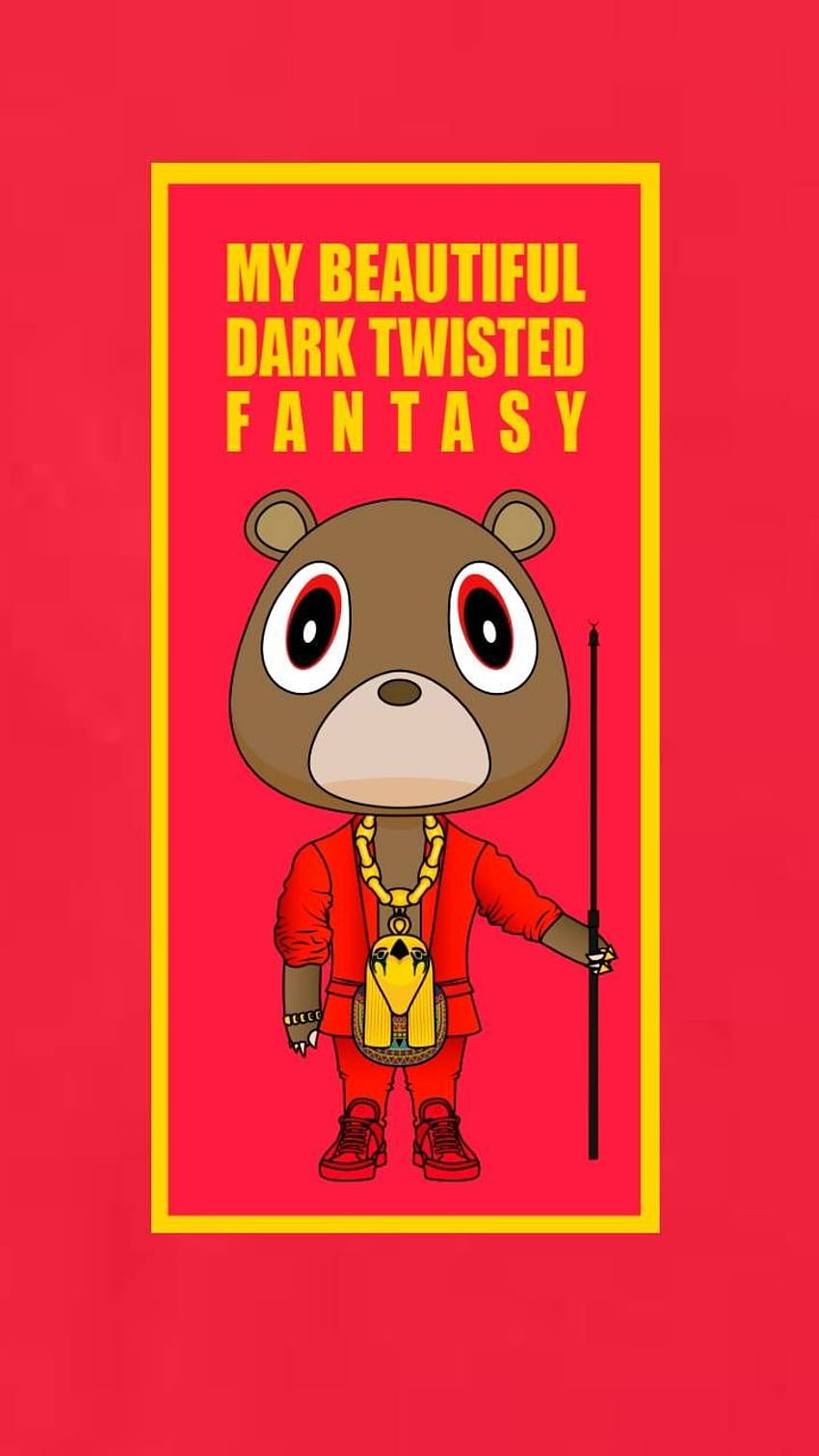Kanye West MBDTF, Kanye West Cartoon HD-Handy-Hintergrundbild