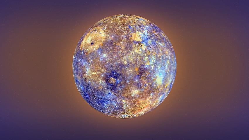 Преглед. Меркурий – Изследване на Слънчевата система на НАСА, Планета Меркурий HD тапет