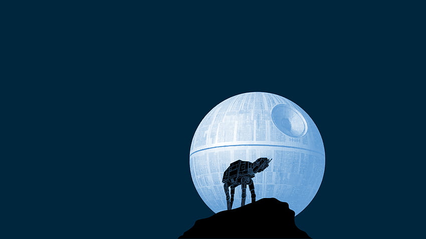 AT AT And Death Star [] :, Blue Howling Lion HD wallpaper