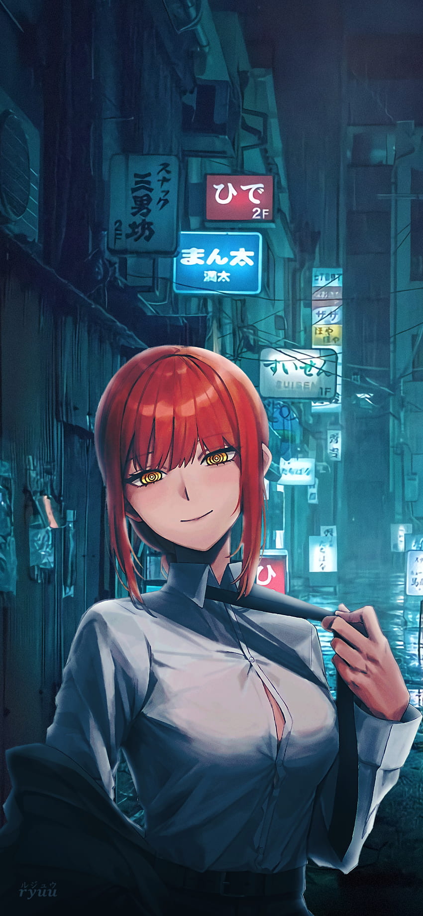 Makima, Anime, , , Kettensägenmann HD-Handy-Hintergrundbild