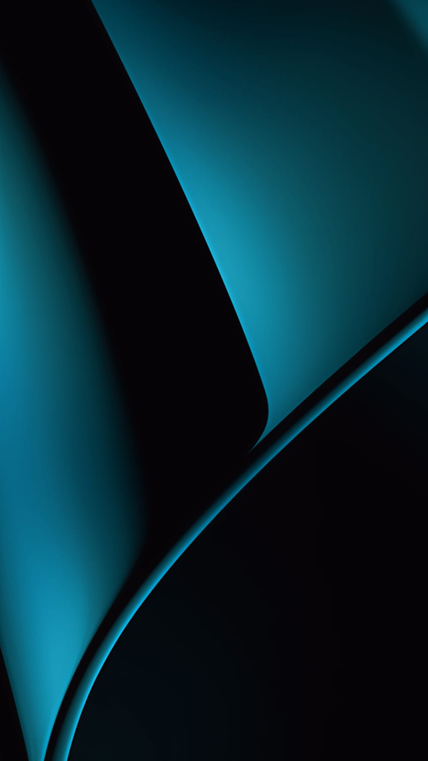 néon bleu noir de luxe, numérique, amoled, courbes, moderne, texture, conception, couches, motif, abstrait, teinte Fond d'écran de téléphone HD