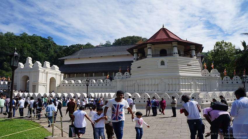 Шри Ланка - Шри Далада Малигава (Храмът на реликвата на Свещения зъб), Канди, Шри Ланка, , Pict. Шри Ланка, Sacred, Канди Шри Ланка HD тапет