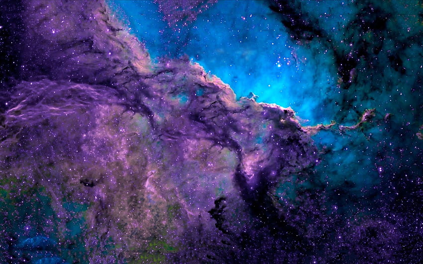 Pusat Luar Angkasa Houston. Hari sekolah di rumah. Ruang , Nebula, Nebula, Ruang Biru Ungu Wallpaper HD