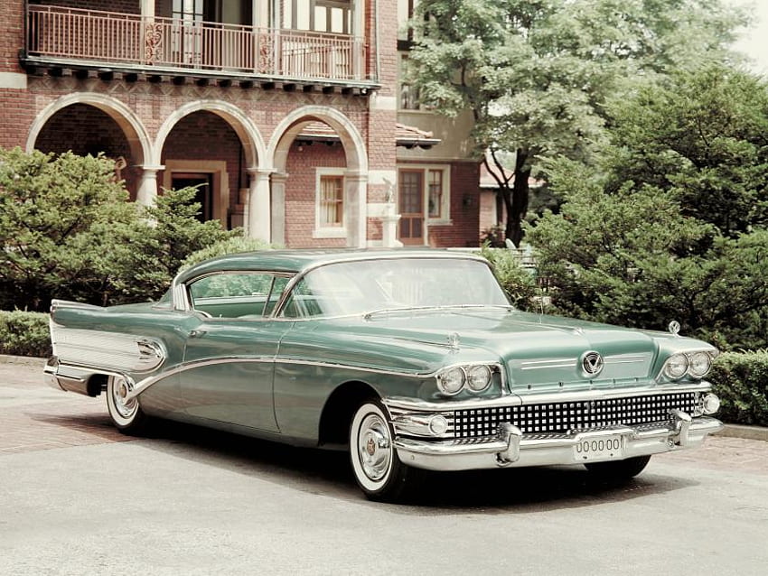1958 Buick Super Rivera Coupe, antique, buick, coupe, cars HD wallpaper
