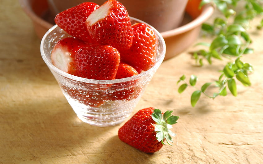 Obst, Lebensmittel, Erdbeere, Beeren HD-Hintergrundbild