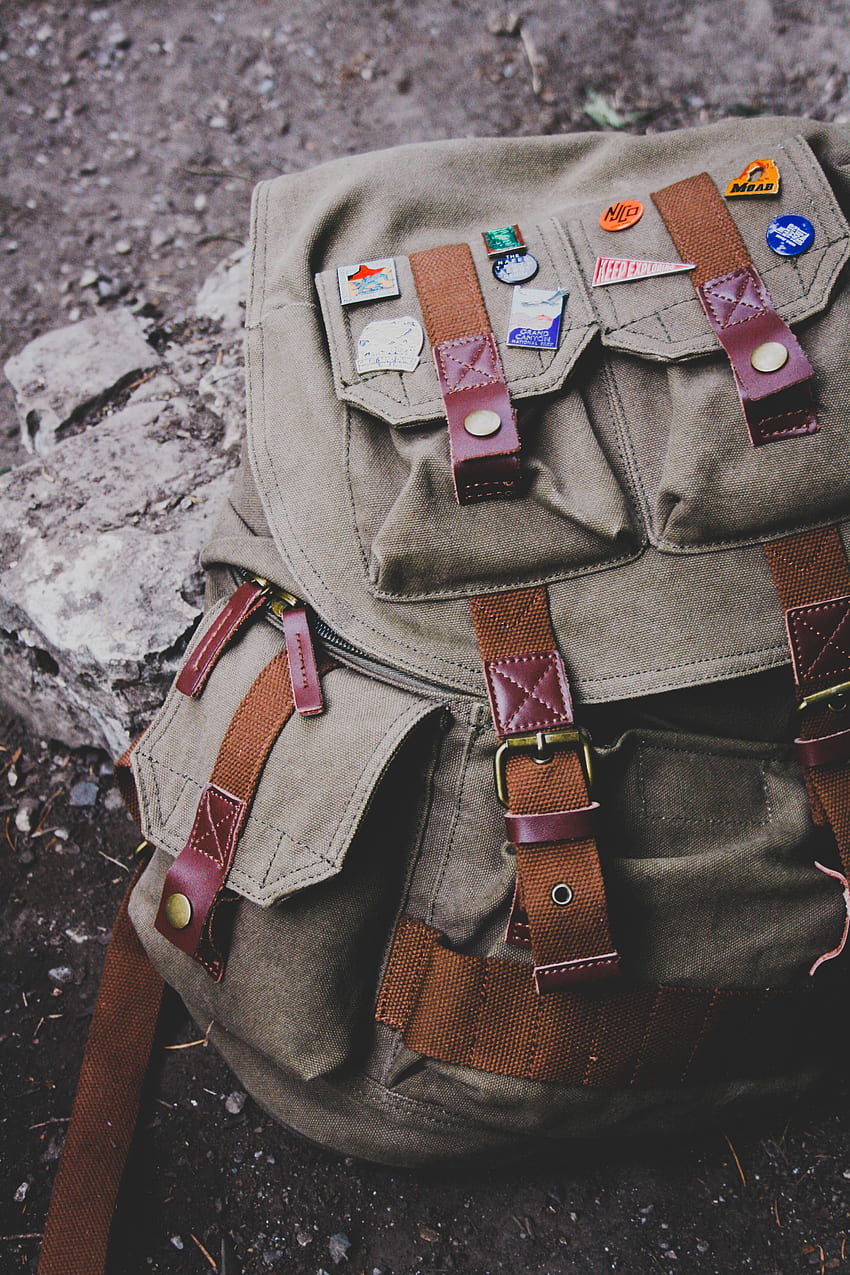 Backpack, Rucksack, Pockets, Belts HD phone wallpaper