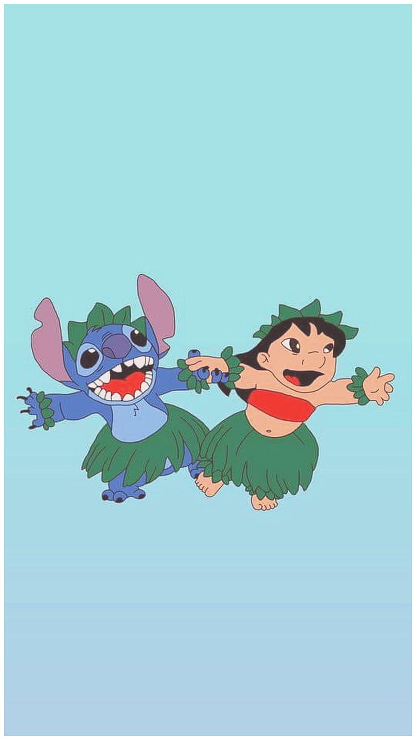 Disney iPhone Stitch - Lilo Y Stitch Bailando Png, Kawaii Stitch fondo de pantalla del teléfono