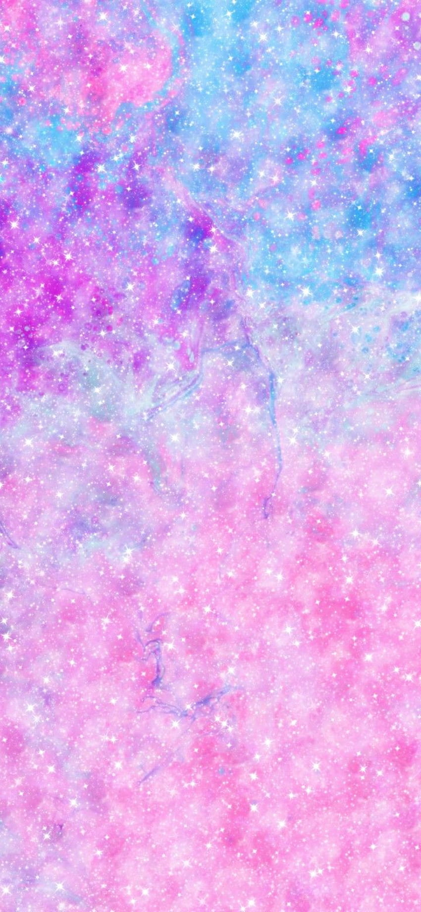 galaxia degradada de color pastel. , Rosa , de purpurina, Galaxia rosa púrpura fondo de pantalla del teléfono