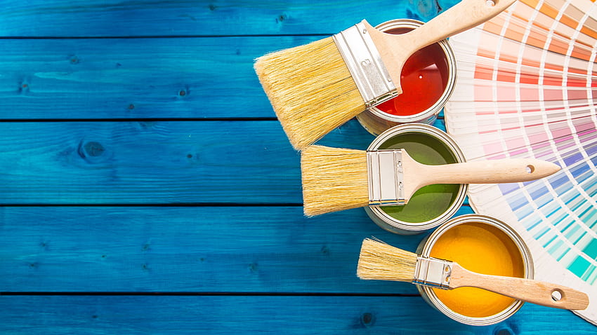 Paint, buckets, colors, brush U HD wallpaper | Pxfuel