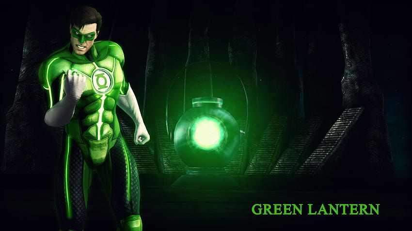 Na trzecim jest Green Lantern z Injustice - Gods Among Us Tapeta HD