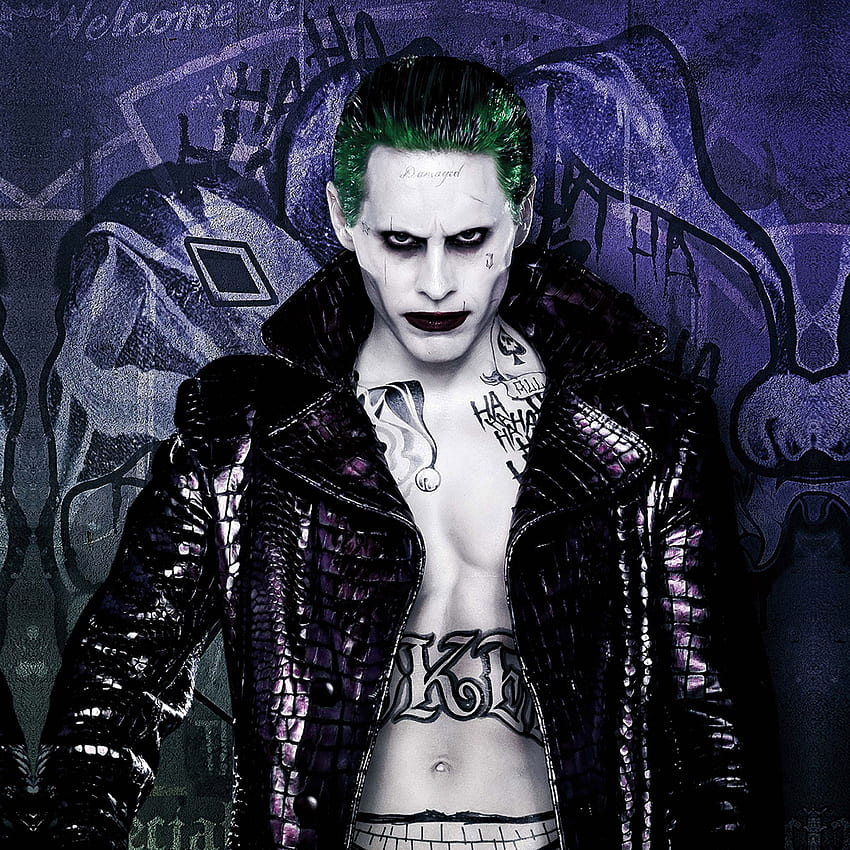 Suicide Squad Jared Leto Arte Ilustración Joker, Cool Suicide Squad iPhone fondo de pantalla del teléfono
