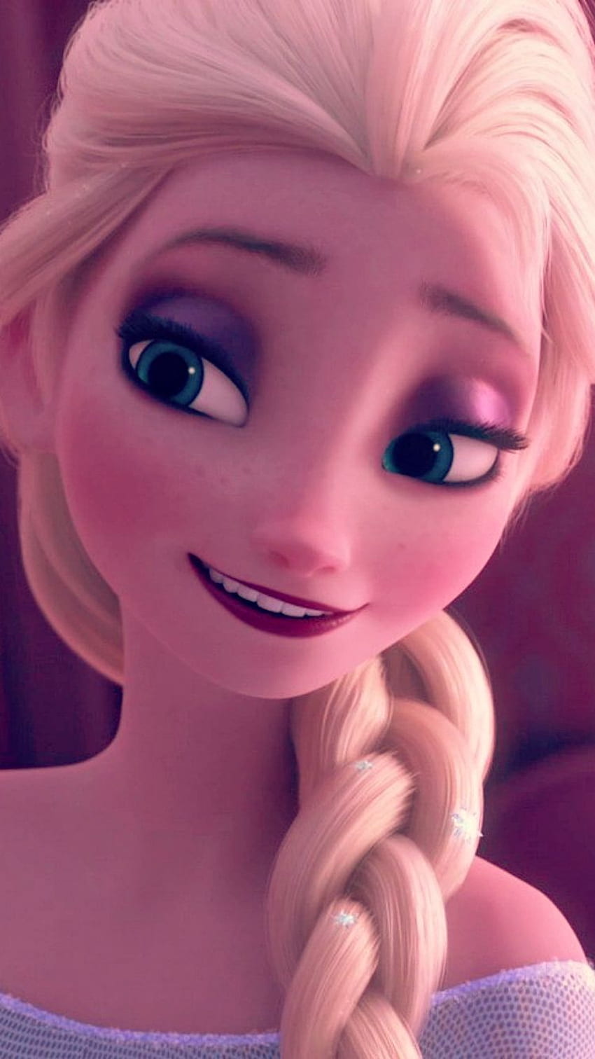 Teléfono Frozen Fever Elsa, Elsa rosa Frozen fondo de pantalla del teléfono