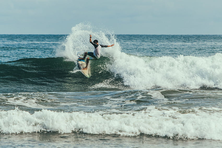 Sport, Serfing, Wave, Surfer, Trick HD-Hintergrundbild