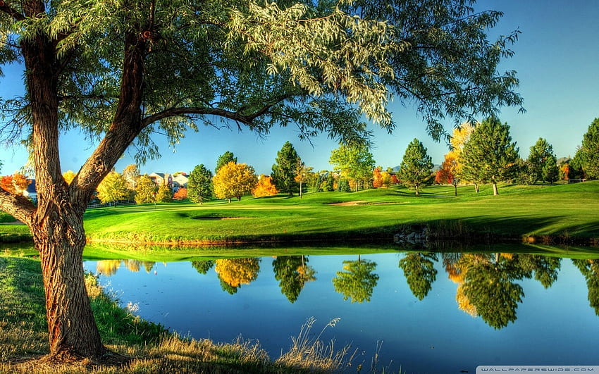 Golf Course Landscape ❤ for Ultra TV HD wallpaper